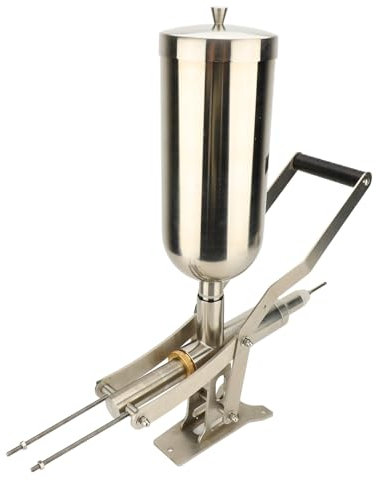 LOCADENCE Riempitrice Manuale per Ciambelle, Riempitrice Manuale per Gelatina per Ciambelle da 4,5 L, Riempitrice Manuale per Gelatina per Ciambelle di Grande capacità
