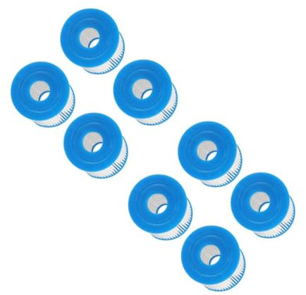 Sosoport 8pcs Pool Filter Pump Water Filter Replacement Swimming Pool Pump and System Replacement Easy Clean Fits