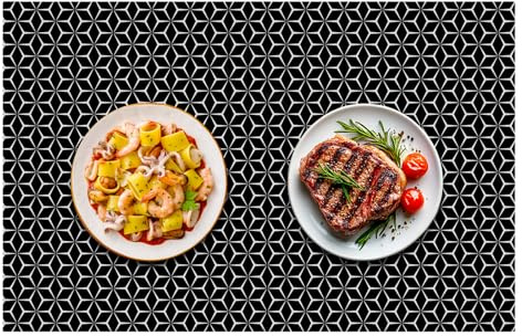 Induction Hob Protector Mat,Large Hob Cover Mats for Electric Stove 78x52cm | Builrand Kitchen Worktop Countertop Mat Scratch-Proof Heat-Resistant Stove Cover Multifunctional Silicone Mat