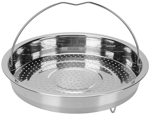 Stainless Steel Vegetable Steam Basket with Handle, 304 Food Rack for Cooking, Cookware Pot, High Pressure Pot, Soup Pot, Steam Pot, etc. (304 stainless steel)