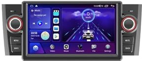 Generico HYSHAOLE 7 Android 12 Autoradio Stereo Auto Android 2Din Radio HD Touchscreen, Autoradio Navigatore GPS con Wireless Carplay Android Auto per Flat Grande Punto Linea 2007-2012