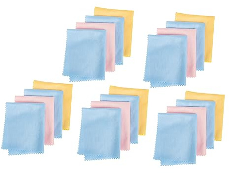 EXQUIMEUBLE 20piezas Paño De Limpieza Para Piano y Instrumentos Musicales Paño De Microfibra Unidades Color Aleatorio Para Limpieza Diaria