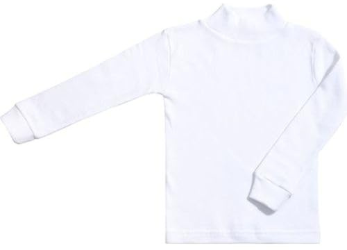 BABIDU Canottiera Semi-Moschettiere Unisex per Bambini con Collo Alto, Linea Punt NOU, Abbigliamento Unisex per Ragazzi e Ragazze dai 2 ai 16 Anni, Canottiera a Maniche Lunghe in Cotone e Poliestere