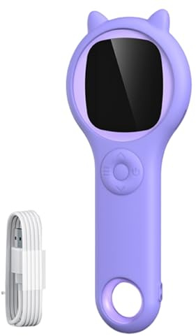 DzpKrka Microscopio para Niños con Pantalla De 5 Cm 500x, Microscopio Digital Infantil, con Mango Ergonómico Lupa Educativa para Experimentos Preescolar Ciencia Al Aire Libre