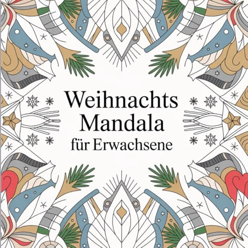 Weihnachts Mandala für Erwachsene