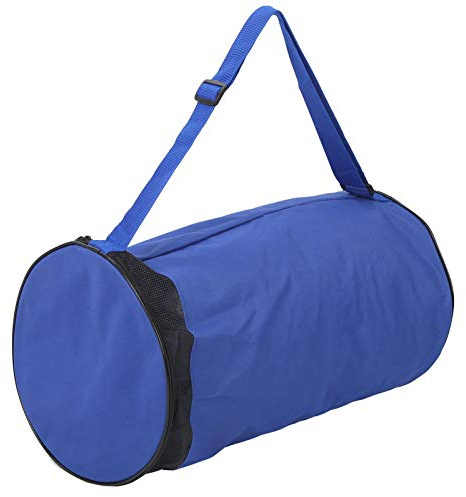 RASTKY Borsa da Basket a Spalla Singola Cinghia Regolabile Chiusura con Doppia Cerniera per Pallone da Calcio Scolastico Pallavolo Altezza 19,7 Pollici (BLUE)