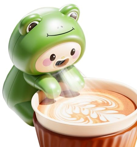 Generico Ventilatore Per Raffreddare Il Cibo,Dispositivo Soffiante A Clip - Ventola Raffredda Bevande USB Ricaricabile Design Animale - Caffè Tè Bevande Calde Pasti Bambini Ufficio Scrivania Cucina