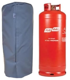 Bags And Covers Direct Limited GAS BOTTLE COVER 47KG (47KG, Grey)