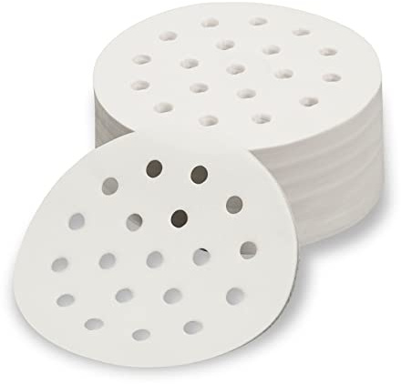 vertes Hamburger Trennpapier Burger Papier Trennblätter mit 10 cm Durchmesser, 1000 Stück im Set, wachsbeschichtet und lebensmittelecht, zur professionellen Anwendung in der Burgerpresse