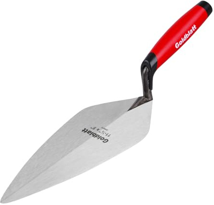 Goldblatt Trowel Pro Soft-Grip London Brick Trowel, 11-1/2 in. x 5 in.