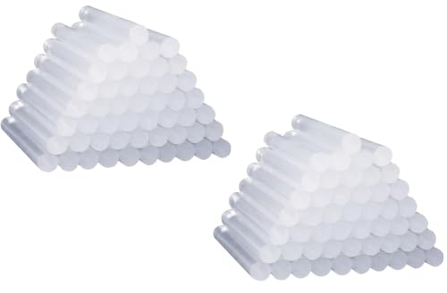 Requisite Needs Hot Melt Glue Sticks Electric Gun Craft Tool, Long Size Strong Adhesive Hot Glue Gun Sticks (11mm x 100mm (Pack of 100))
