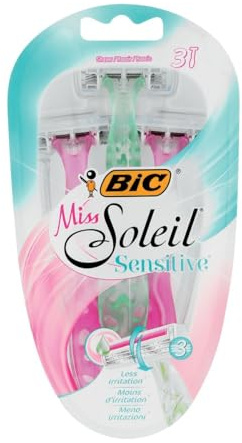 BIC Miss Soleil Sensitive Rakhyvlar för Kvinnor 3-pack