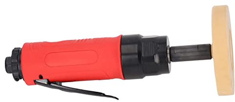 Druckluft-Stabschleifer, Sicherheitsschloss, 4000 U/min, Zinklegierung, pneumatische Schleifmaschine, ABS-Griff, geräuscharm, einfache Bedienung für Heimwerker