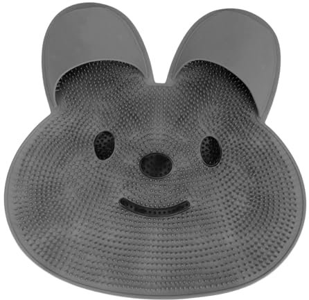Tapis Nettoyant pour Pieds de Douche, Tapis Antidérapant pour épurateur de Pieds, élimine la Peau Morte, Soulage la Fatigue pour la Salle de Bain (GREY)