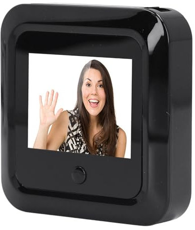 Spioncino, Telecamera per Porta Spioncino Digitale Spioncino per Porta Telecamera per Spioncino da 0,3 MP 120 Gradi in Lega di Zinco e Monitor con Schermo HD da 2,4 Pollici per