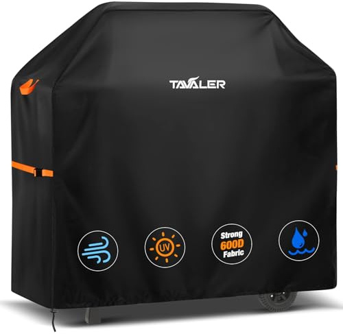 Tavaler Grillskydd Väderbeständigt 132 x 66 x 110 cm Grillskydd 600D Oxfordtyg Grillhuva Gasgrillskydd För Weber, Enders, Char Broil Serie