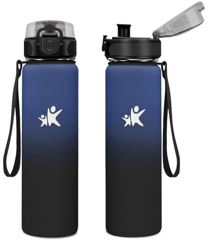 KollyKolla Bottiglia Termica 500ml, Borraccia Bambini, senza BPA, Borraccia Termica a Prova di Perdite, Doppia Parete, Bottiglia Termica per Ragazzi, Ragazze, Palestra, Outdoor, l'école, Sport