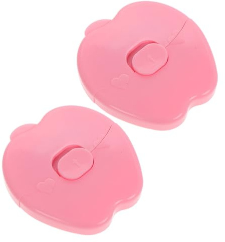 UPKOCH Peigne de Coupe pour Bébé de Pomme, 2 Pièces, pour Frange et Cheveux Fins, Plastique, Précision et Sécurité, Usage Domestique
