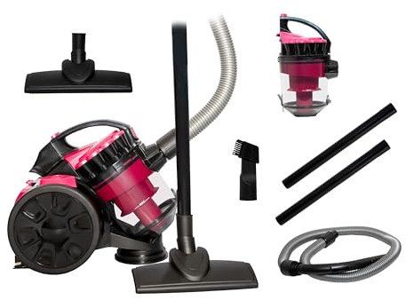 MAXELLPOWER Aspiradora sin Bolsa Potente, aspiradora con Cable, Sistema ciclonico, 700W, Filtro HEPA, 1.5L, Accesorios incluidos, Aspirador para Todo Tipo de Suelos (700W)