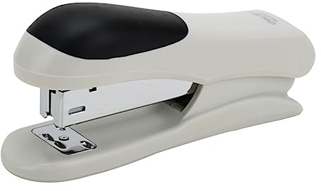 Veemoon Agrafeuse De Bureau Compacte Blanche Moyenne Taille Outil D'agrafage Lisse Pour Usage Scolaire Et Domestique