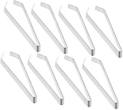 FUNNETOYU 8pièces Pince à Épiler Pour Arêtes De Poisson Acier Inoxydable Outil De Précision Pour Cuisiner Et Préparer Aliments