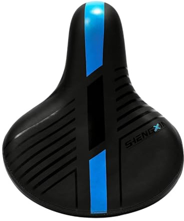 Aymzbd Selle de Vélo pour Homme et Femme, Accessoire de Cyclisme, Respirante, Résistante, Ergonomique, Bleu