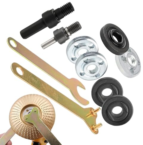 Protoence Accessoire pour Meuleuse d'Angle,Extension Verrou de Sécurité avec Clé - Accessoire Perceuse Meuleuse,pour les Électriciens, Meulage, Coupe, Polissage, Espaces Restreints, Métal, Béton