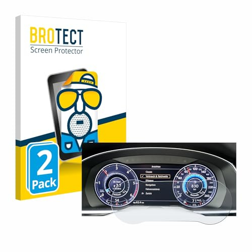 brotect Film Protection pour Volkswagen Tiguan 2017 Active Info Cockpit 12.3