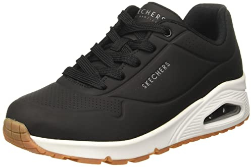 Skechers Women's Uno - Stand On Air Sneaker, Black, 6