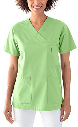 CLINIC DRESS Schlupfkasack Kasack Damen für Krankenpflege und Altenpflege 50% Baumwolle 95 Grad Wäsche