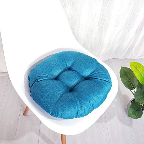 1er-Set Quadrat Sitzkissen,Stuhlkissen für Gartenstuhl, Küche oder Esszimmerstuhl Erker Tatami Bodenkissen Bürostuhl Kissen Booster Matte Bequeme Runden Stuhlauflage für Indoor-Outdoor 9 40x40CM