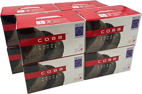 Grillfürst 8 x 6 Stück Cobb Cobble Stone Grillbriketts für alle Cobb Brikettgrills