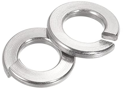 sourcing map Rondelle Blocage fendue 1/4 304 Acier Inox Ressort Rondelle Blocage 50Pcs