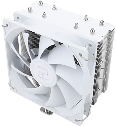 Thermalright Assassin X 120 SE Weiß CPU Luftkühler, 4 Heat Pipes, TL-C12CW PWM Leise Fan CPU Kühler mit S-FDB Lager, Für AMD AM4 AM5/Intel LGA1700/1150/1151/1155/1156/1200
