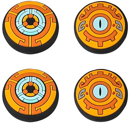 Agarres para el Pulgar, 4 Piezas Thumb Grip Set Joystick, Fundas de Joystick Cap, Thumb Grips de Silicona, Tapa Pulgar Switch compatibles con Nintendo Switch y Switch Lite para Joy-con Controller