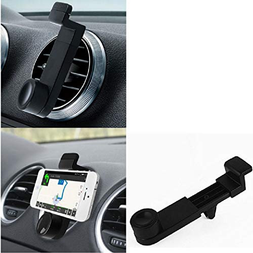 K-S-Trade Support Voiture pour Tecno Spark Go 2023 Compatible avec Tecno Spark Go 2023 Smartphone Holder Support De Téléphone Grille De Ventilation Montage Titulaire Compact Voiture Air Vent