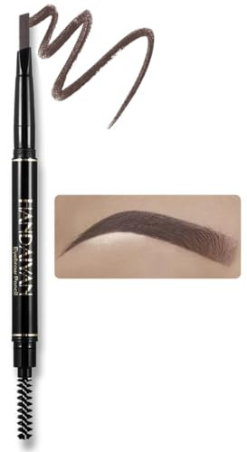 ​​​​​Eyebrow Pencils with Brow-Brush, Long-Lasting Eye Brow Pen Eye Makeup, Easy To Use, Natural Looking Dark Brown Eyebrow Pencils (Dark Brown)