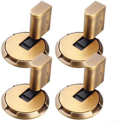 Lot de 4 butées de porte, dispositif d'aspiration de porte anti-collision pour joints de porte de 5 à 20 mm