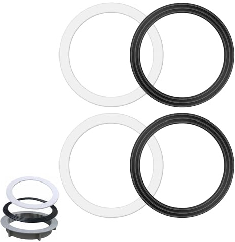 2 Pairs Sink Plug Rubber Seal,O Ring Sealing Washer,Bath Basin Pipe Drain Replacement Seals Accessories,Plumbing Strainer Washer,for Tap Sink Washers Basin Plug Sealing Kitchen Bathroom Valve(110mm)