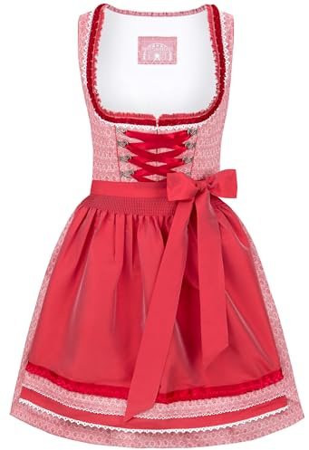 Wiesnwuid Dirndl Lilly, röd, 36