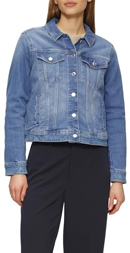 s.Oliver Damen Jeansjacke mit Eingrifftaschen – klassisch & zeitlos für Alltag