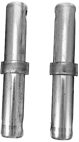 iplusmile 2pcs Scaffolding Coupling Pins and Scaffold Connecting Rods Heavy Duty Steel Toggle Pins for Stable Scaffold Support and Construction Use Diameter 36mm Thickness 8mm