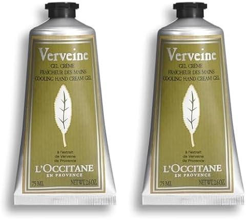 L'OCCITANE - Frische-Handcreme-Gel Eisenkraut - 75 ml - In Frankreich hergestellt (Packung mit 2)
