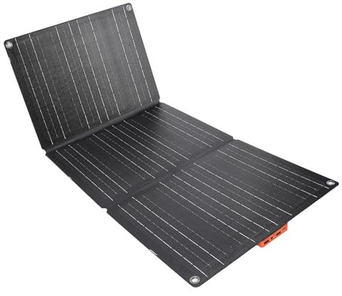 Panneau Solaire 100w, Chargeur de panneau solaire pliable 100W, panneau solaire de camping portable avec contrôleur à double sortie ETFE Water résiste au chargeur d'énergie solaire pour les aventures