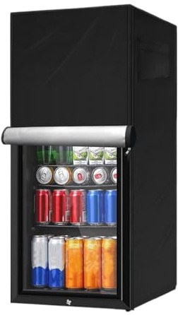 Copertura Per Frigorifero - Copri Frigo Per Esterno | Protezione Regolabile Per Frigo | Copertura Per Congelatore Verticale | Coperture Antipolvere Per Congelatori Per Cucina, Campeggio, Picnic