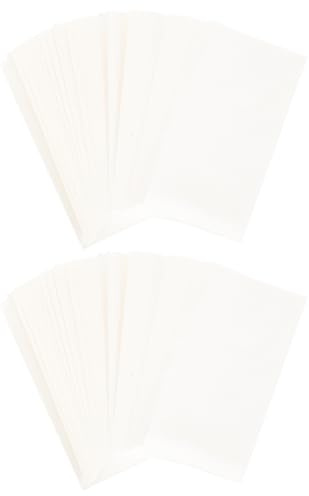 Instrumentenreinigungspapier für Saxophonklappen, 100 Stück, Weiß | Absorbierend, Tragbar und Papier, für Wartung von Holzblasinstrumenten bei Pflege von Klappen