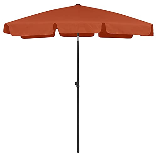 Générique Parasol de Plage Terre Cuite 180x120 cm,Maison & Jardin,Pelouses & Jardins,Vie en extérieur,Parasols & voiles d'ombrage-314724