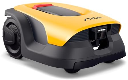 Stiga Tondeuse robot automatique A8V - Parfait pour les petits jardins jusqu'à 800m² et 10 zones