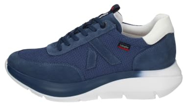 Callaghan - Zapato Deportivo Casual de Piel,de Cordones elástico,Suela de Goma,Sneakers,Piel y Tela,Rejilla para: Hombre Color: Ocean Talla:43