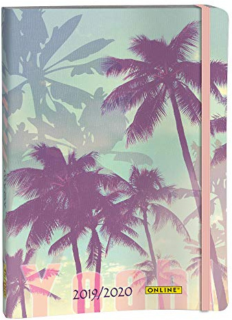 ONLINE 02986 - Wochenplaner 2019/2020, Creative Diary, Tropical Beach, 1 Stück